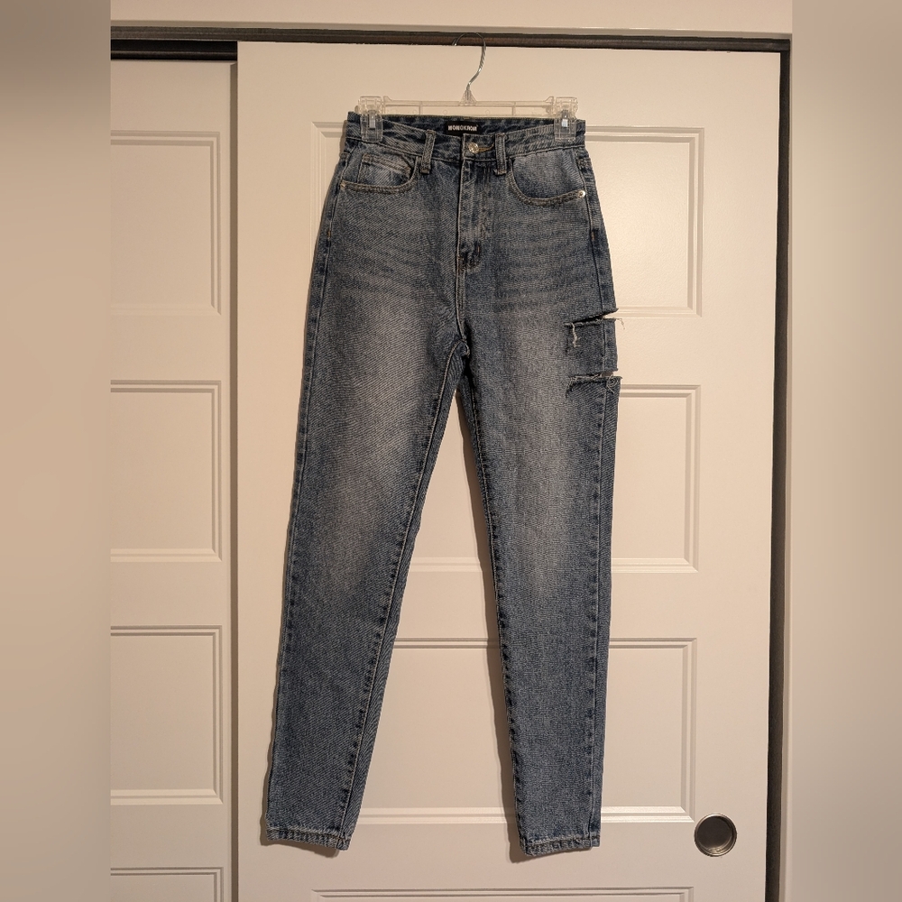 Classic Blue Straight Leg Jeans